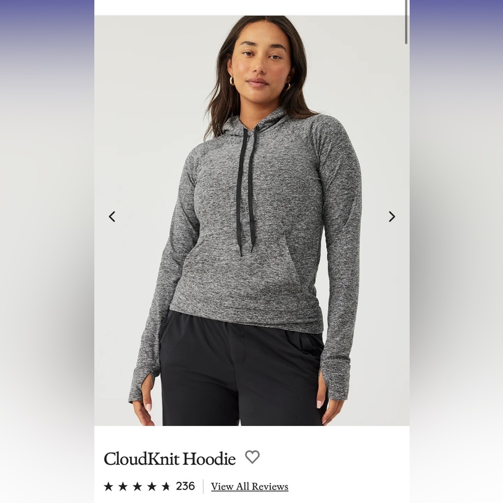 Outdoor Voices grey hoodie size small